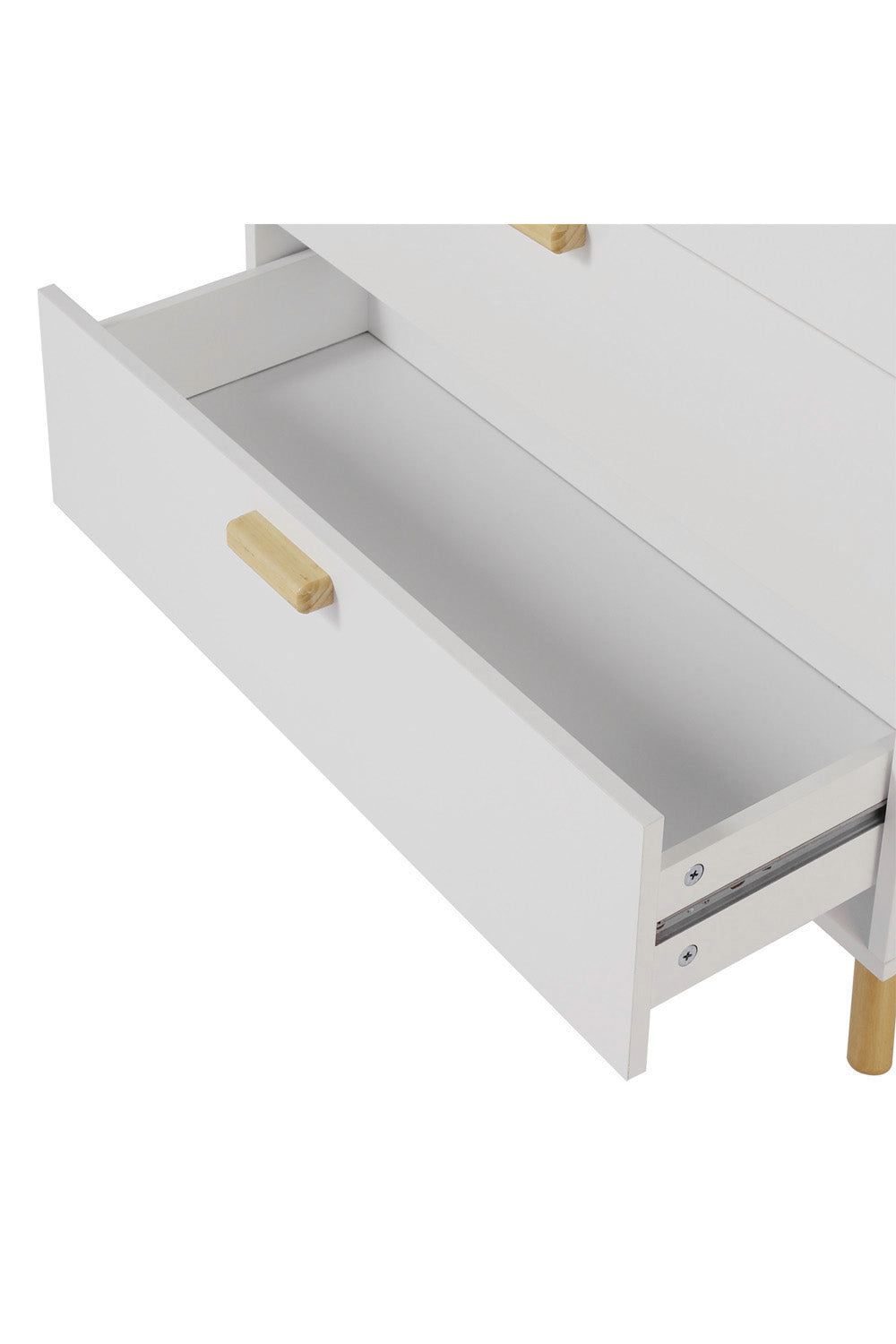 NEW Simple-Styled Three Drawers Wooden Side Cabinet