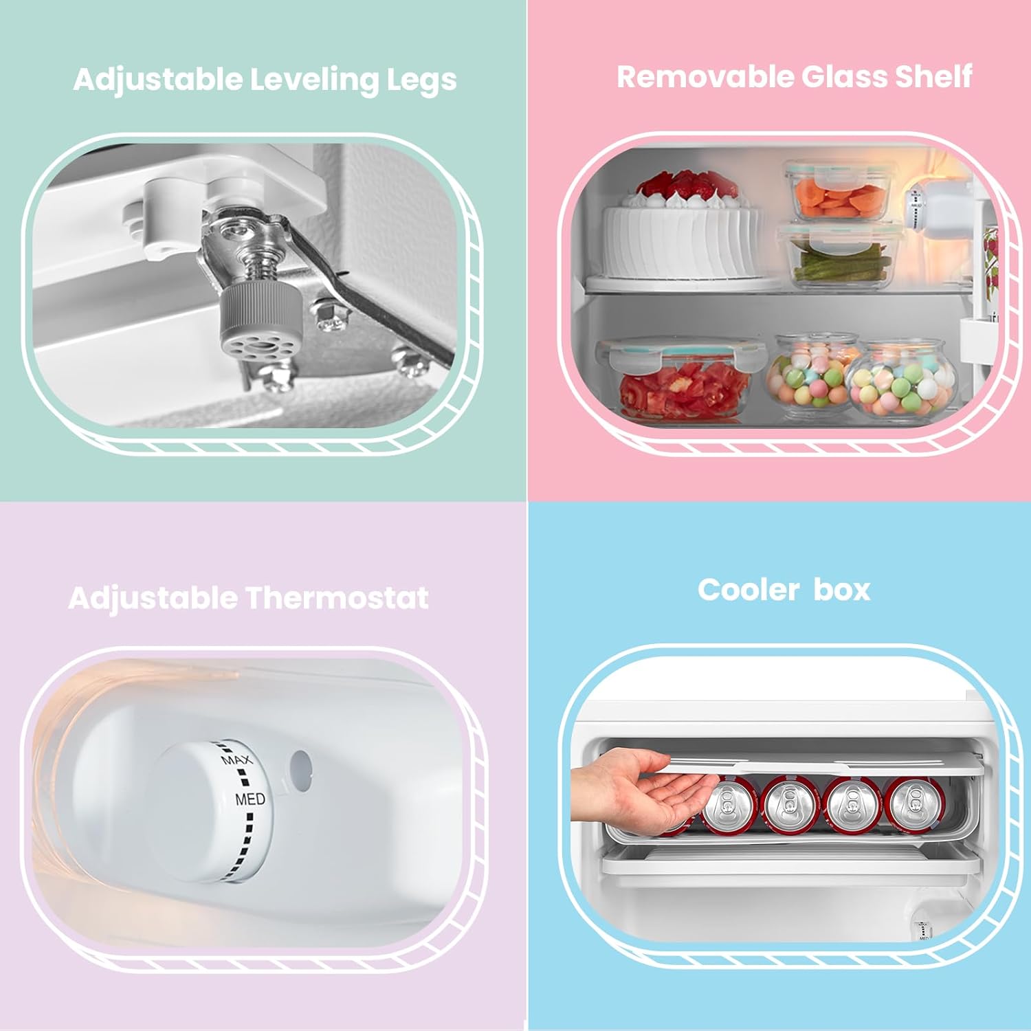 93L Freestanding Fridge