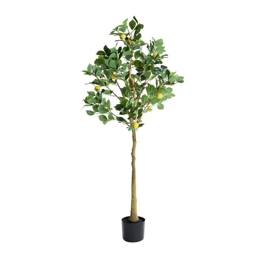 New Artificial Lemon Tree Potted Plant Home Decoration