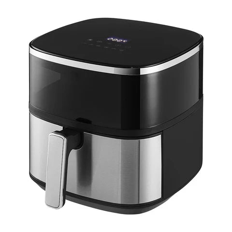 New 6L Air Fryer with Smart Touch Display Black 1400W Capacity Air Fryer
