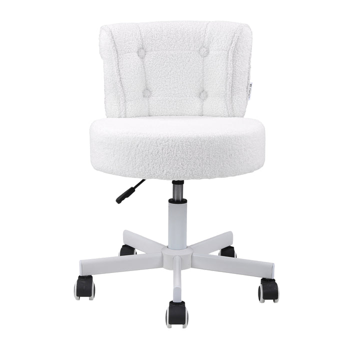 New Height-Adjustable Swivel Vanity Chair with Castors