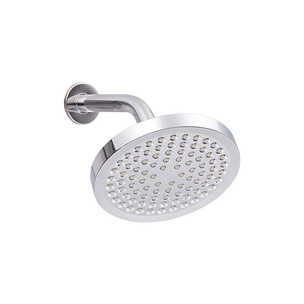 New Round Fixed Overhead Rainfall Shower Head