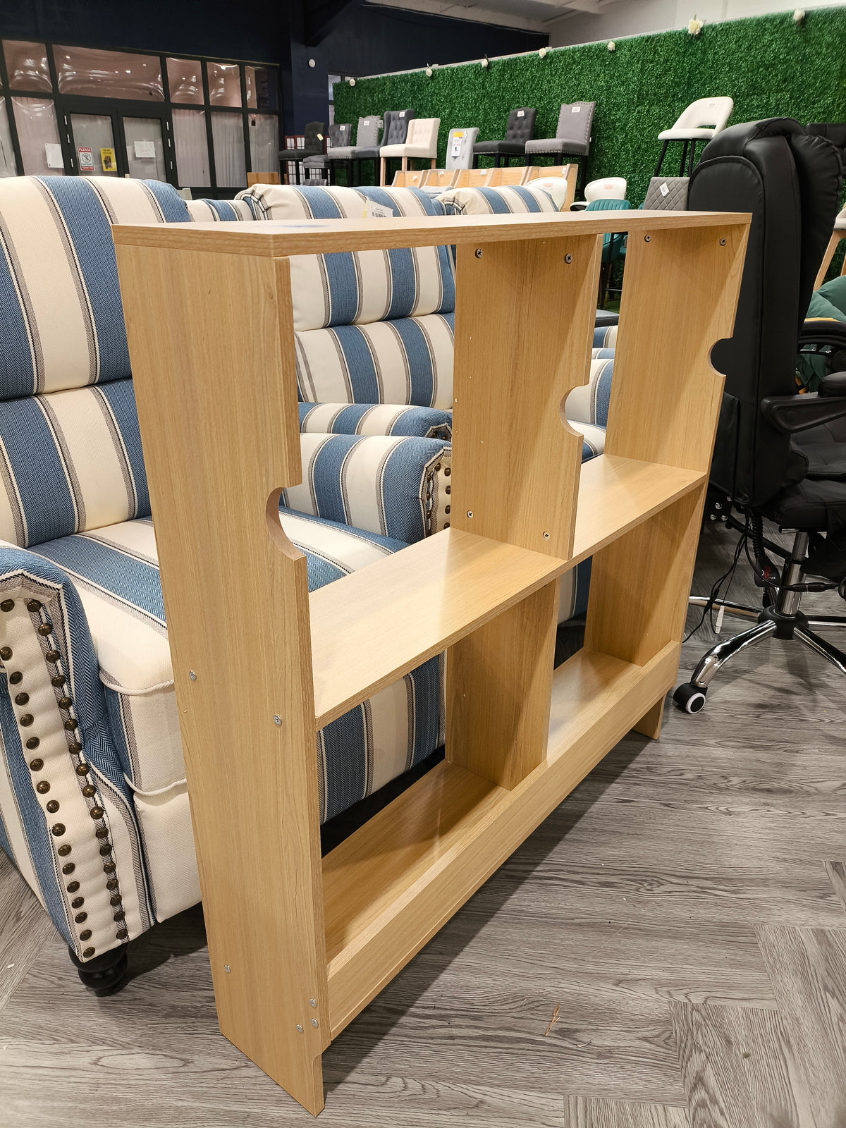 6 Cube Wooden Storage Shelf Bookcase
