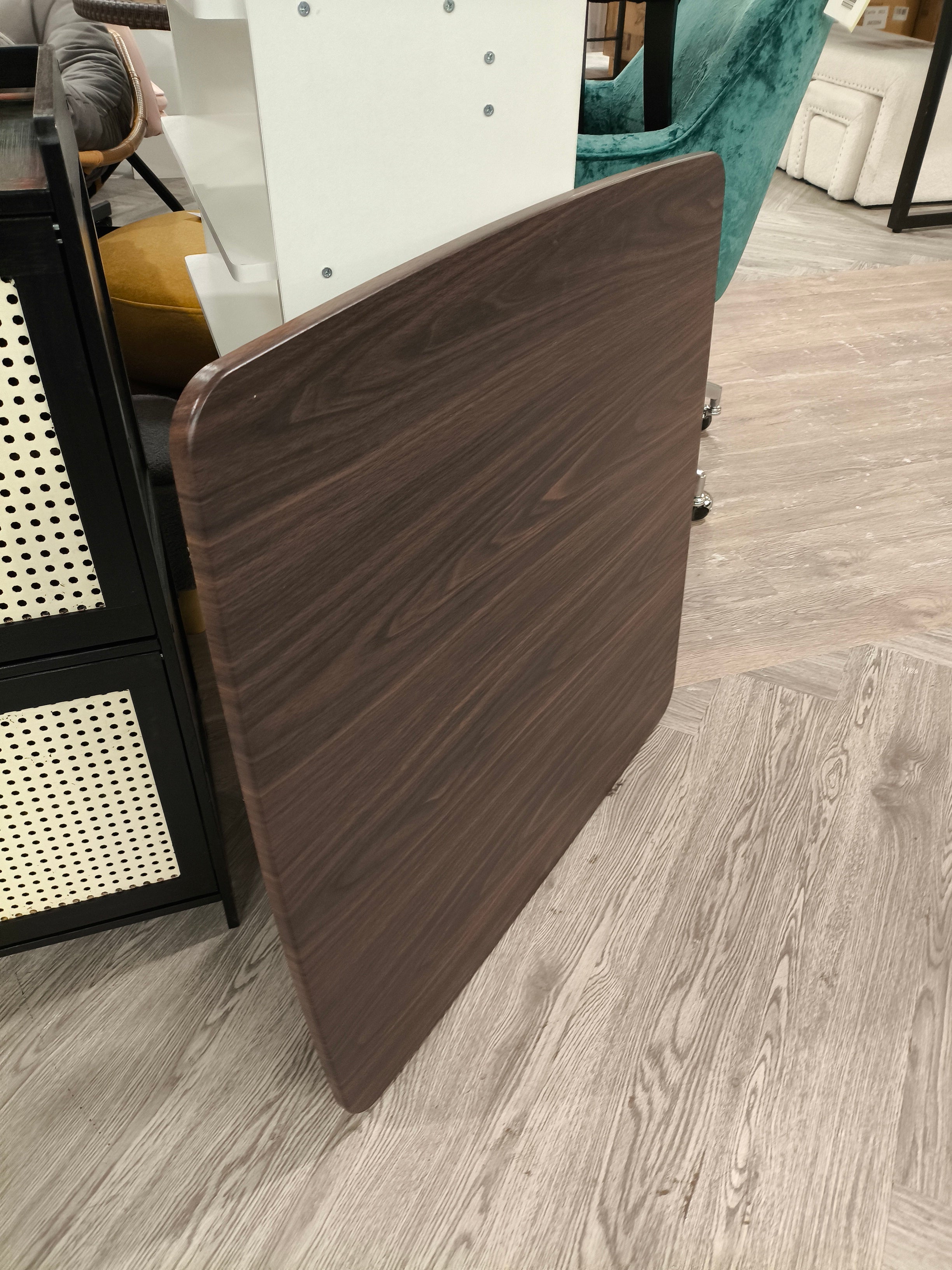 Foldable Square Wooden Folding Coffee Table Brown