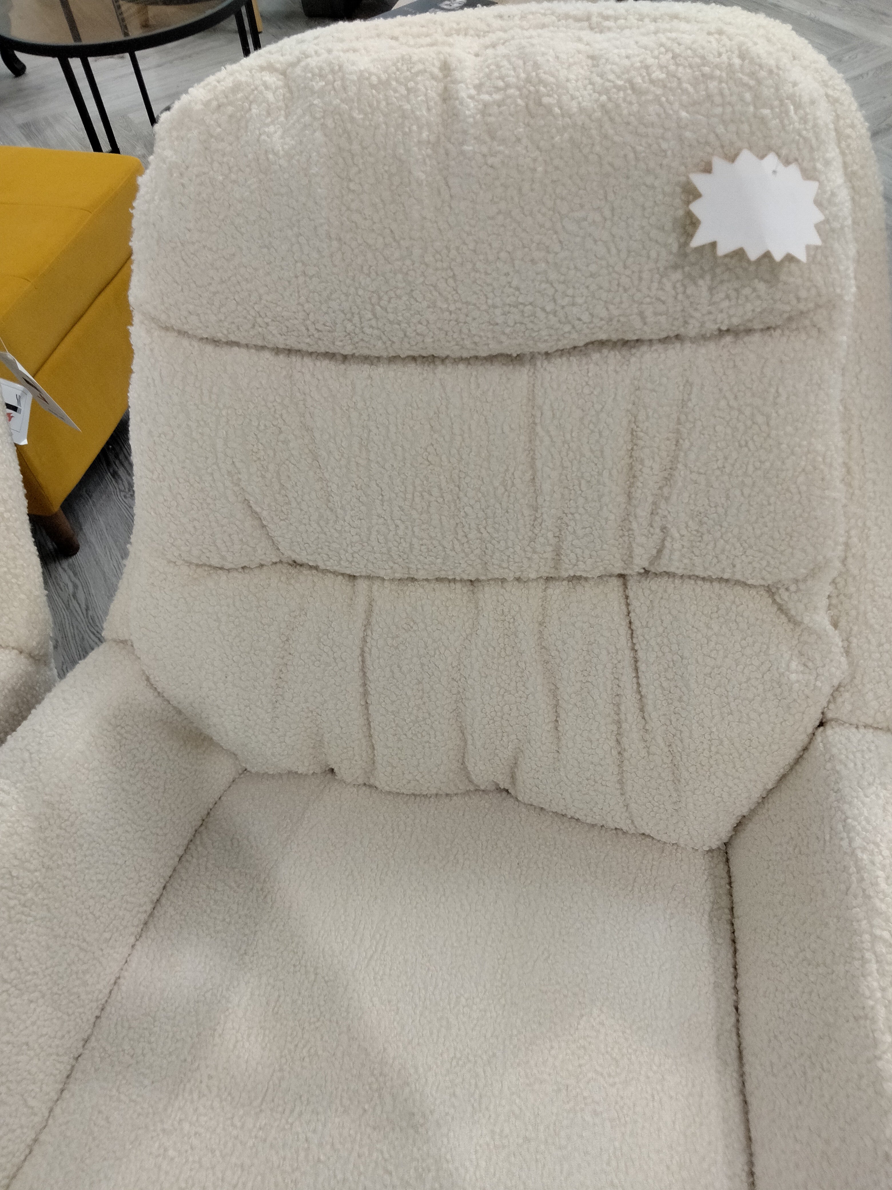Teddy Fleece Upholstered Rocking Chair