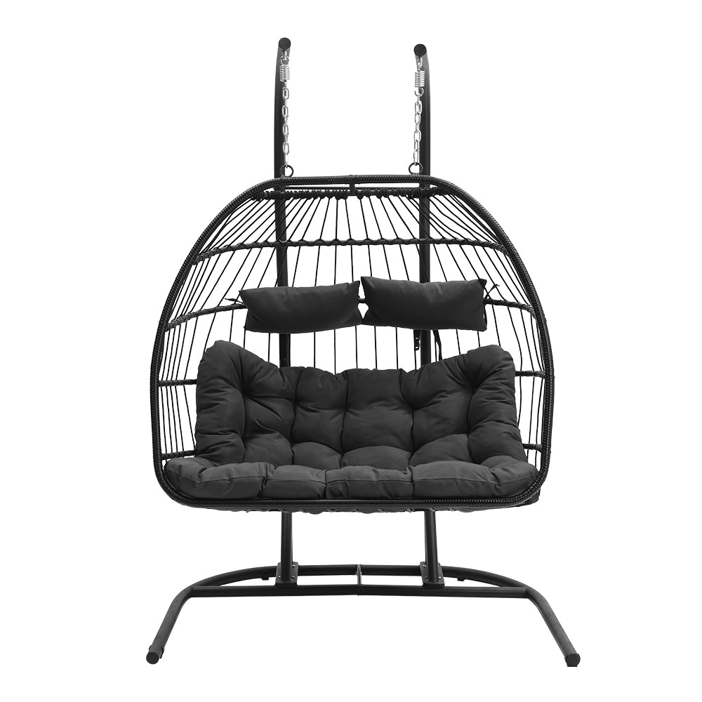 New Outdoor Hanging 2 Seater Egg Chair