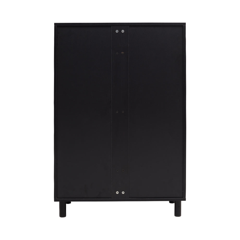 6 Tier Wooden Shoe Cabinet with Doors