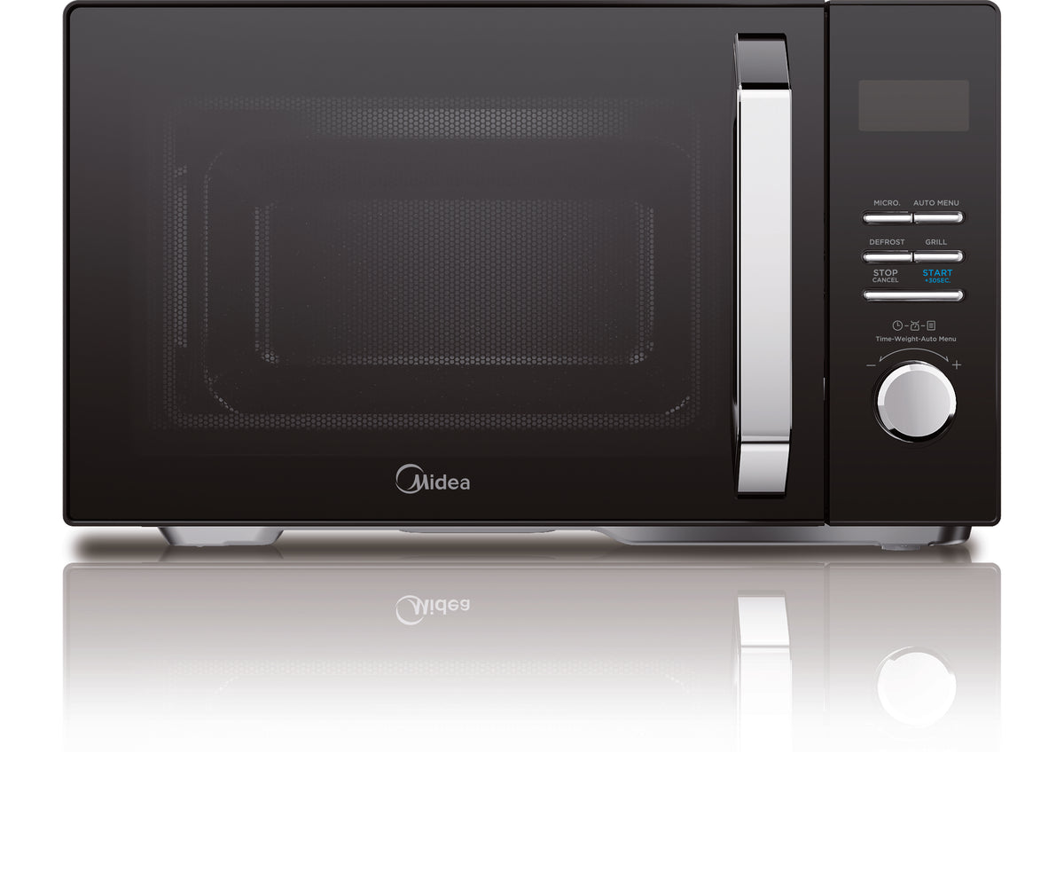 New Midea Black 25L Microwave with Grill Function 800W
