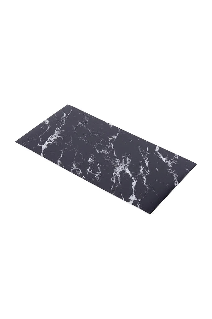 New 10Pcs Waterproof Self Adhesive Marble Wall Stickers Black
