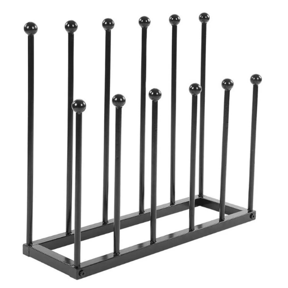 Stand alone Metal Boot Storage Rack, Hold 6 Pairs of Boots