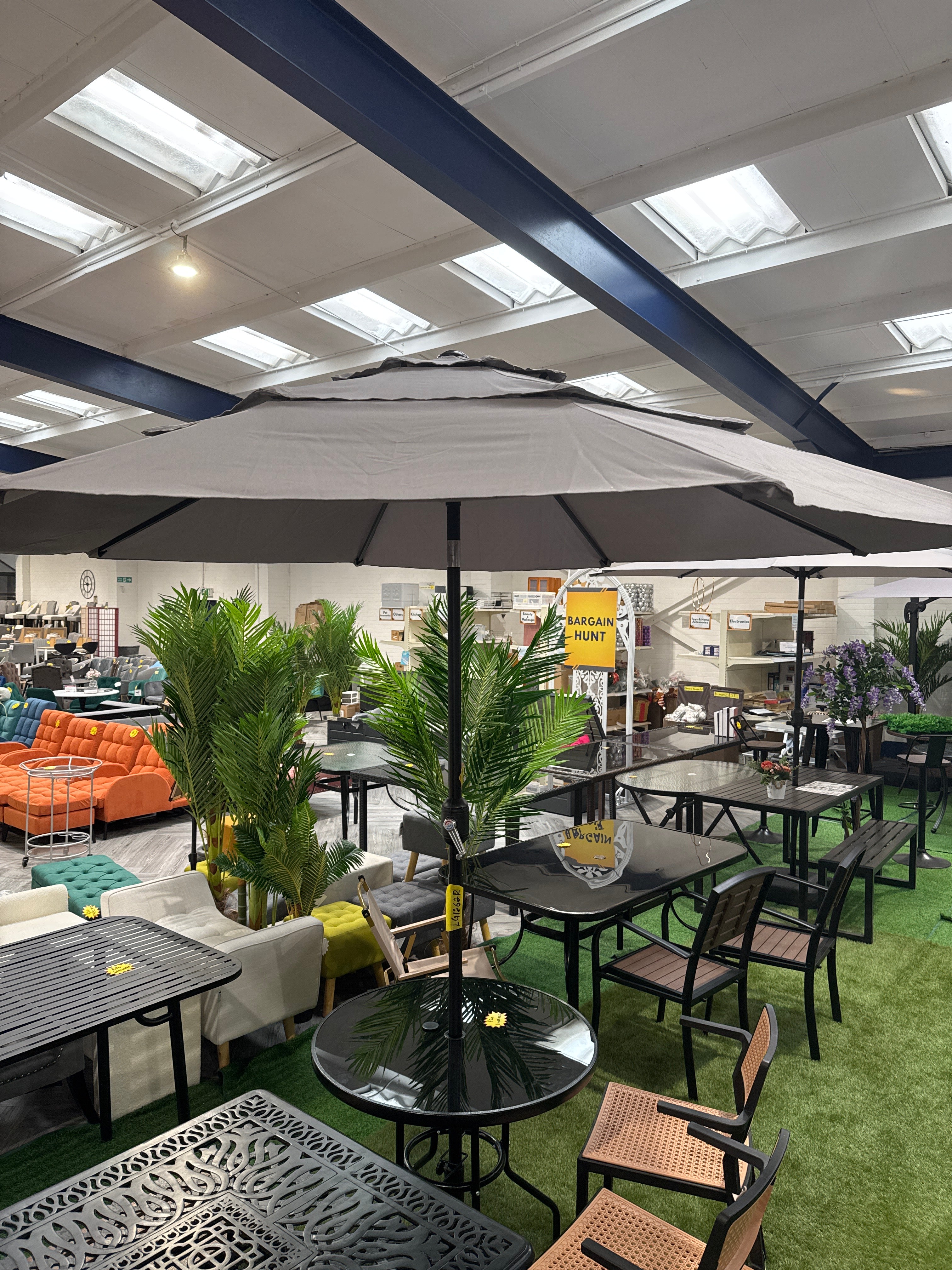 Outdoor 3-Tier Umbrella with Crank and Tilt 3M x 3M