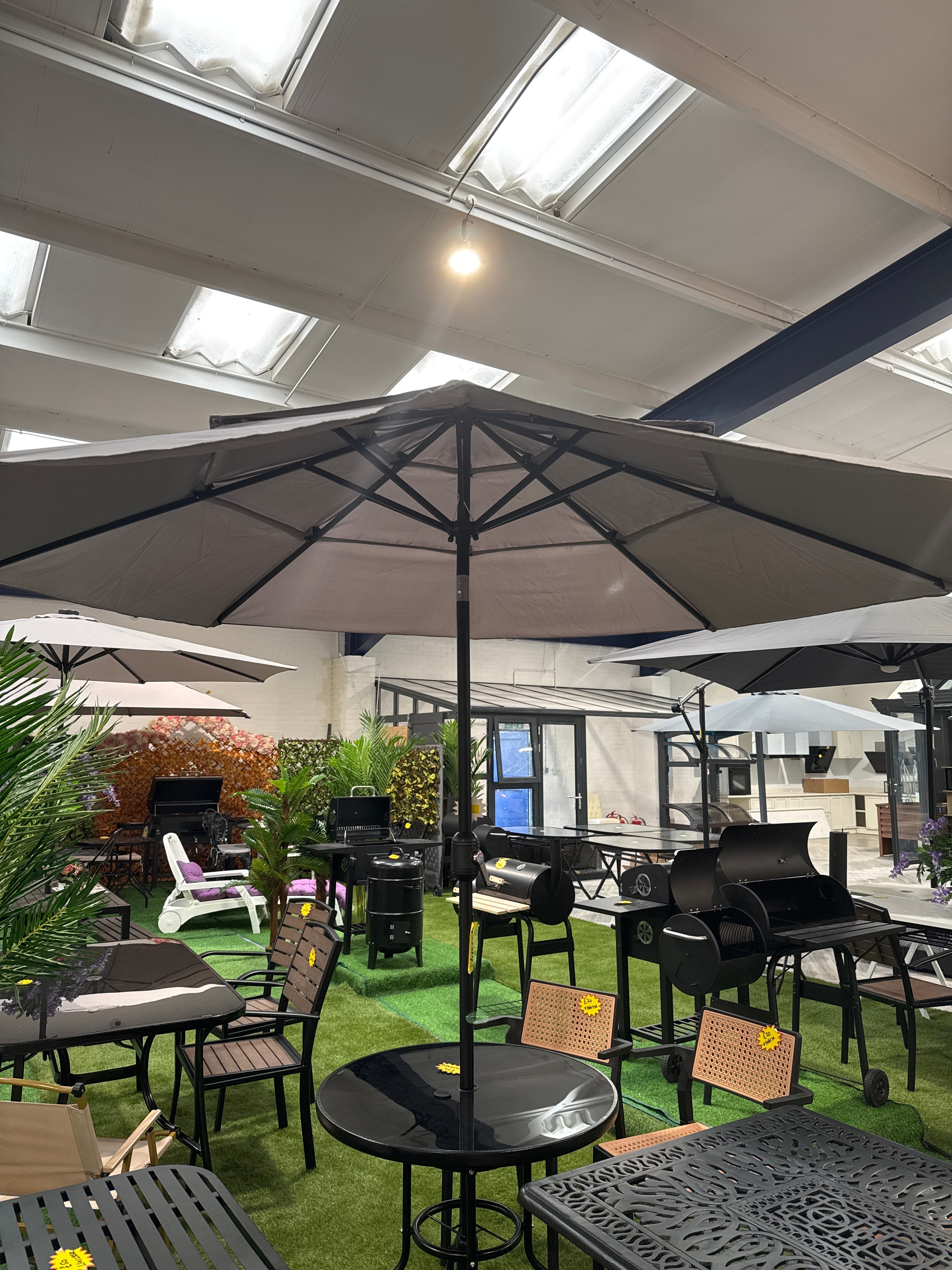 Outdoor 3-Tier Umbrella with Crank and Tilt 3M x 3M