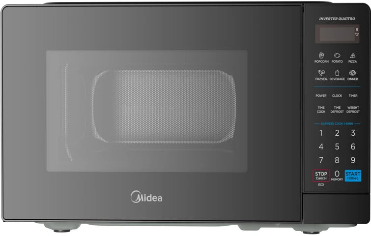 New Midea 700W Black Microwave Oven Touch Control