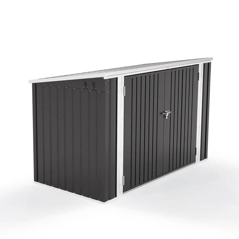 New Outdoor Metal Bicycle Storage Shed