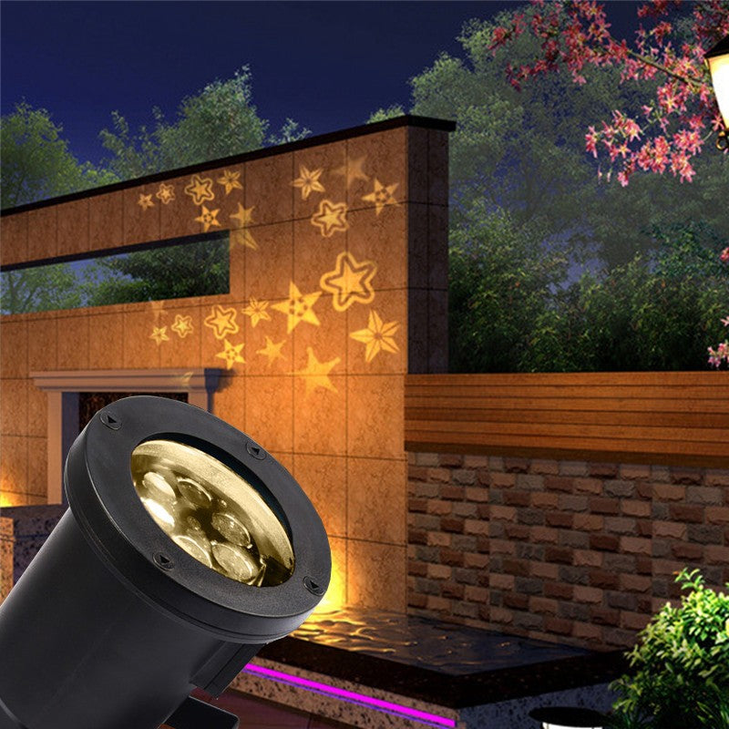 3D Star Projector Lamp with Plug Warm White