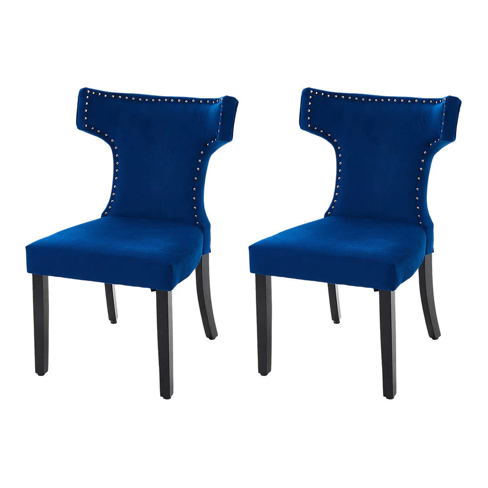 Set of 2 Upholstered Dining Chairs