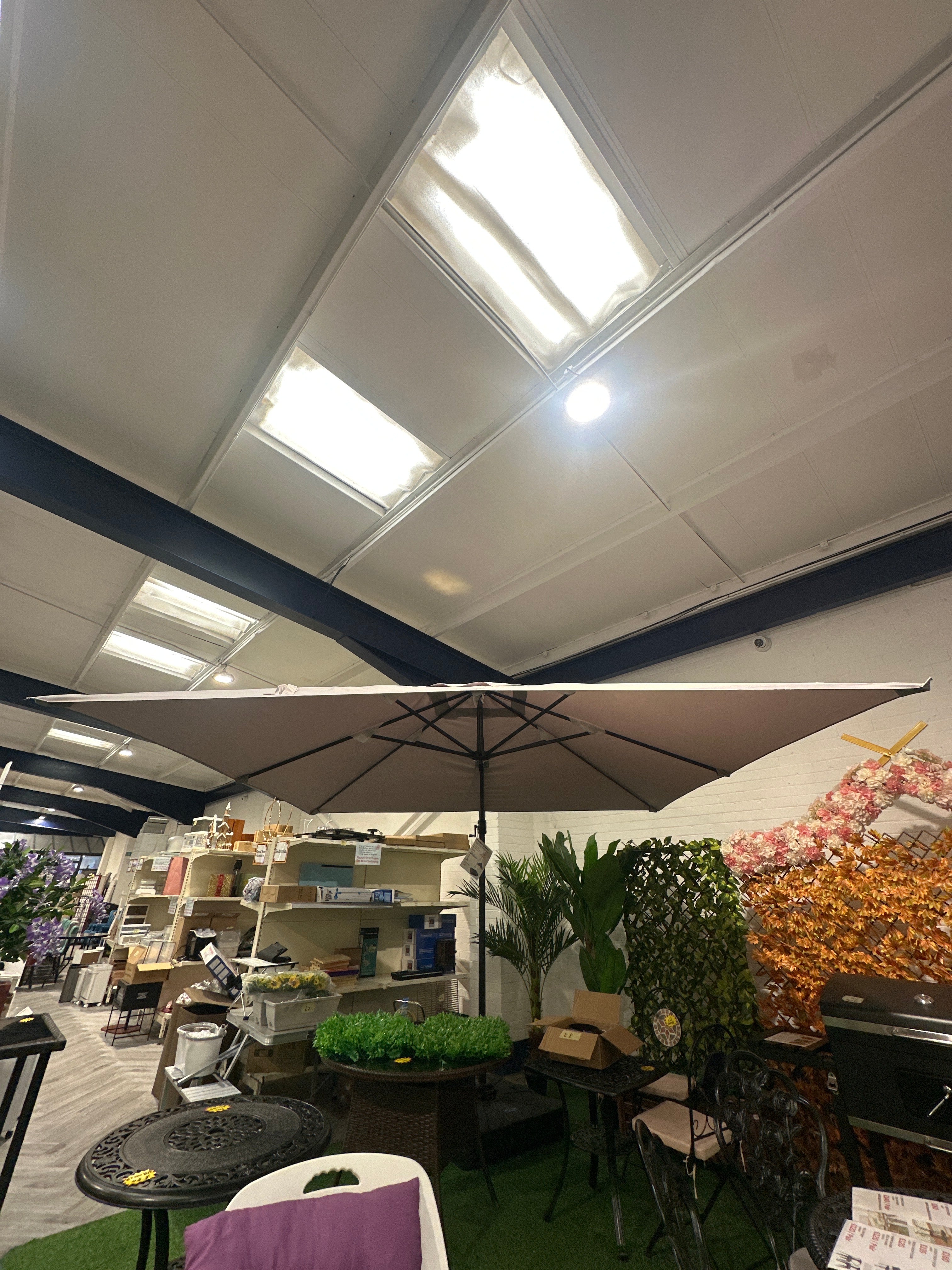 3M x 3M Large Square Canopy Rotating Outdoor Cantilever Parasol