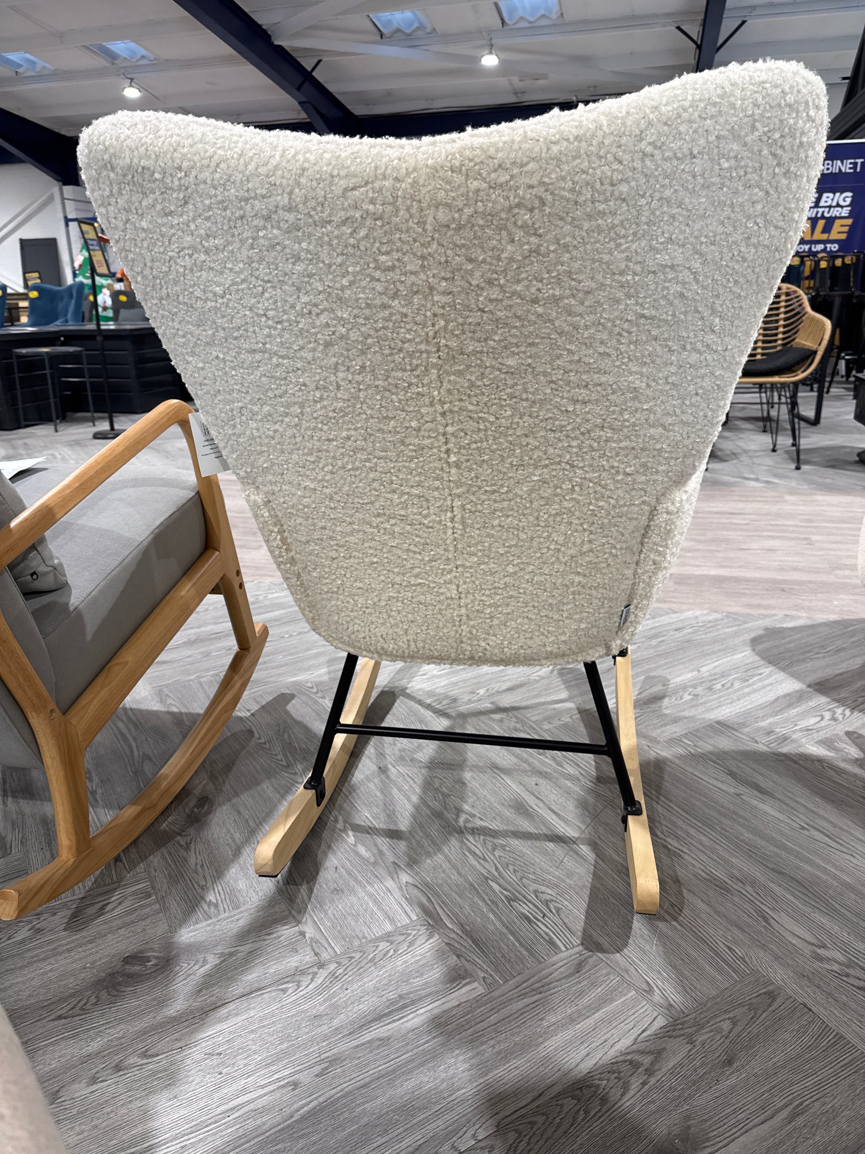 Teddy Tufted Upholstered Rocking Chair