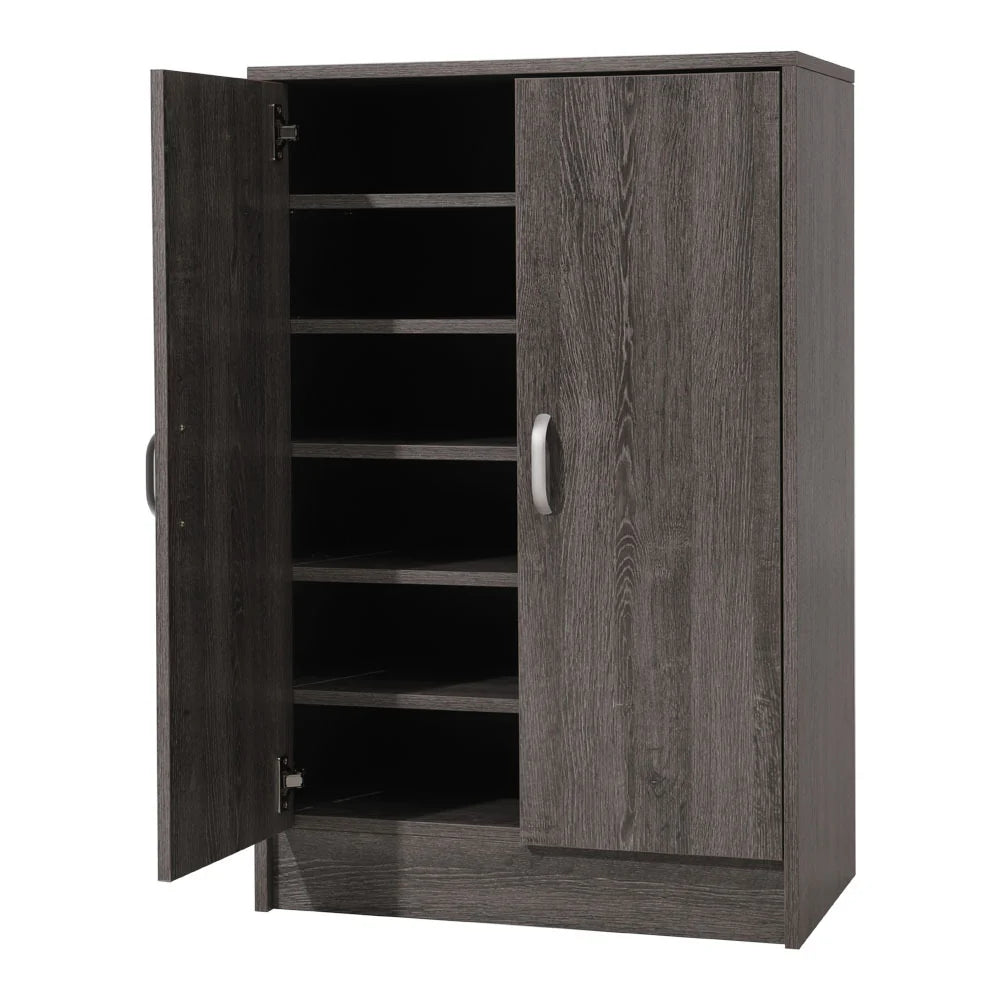 New 6 Tier Wood Grain Shoe Cabinet
