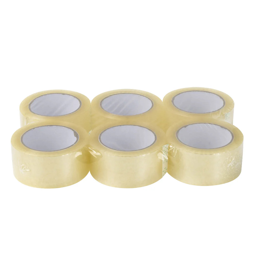 6 Rolls Transparent Packaging Tapes