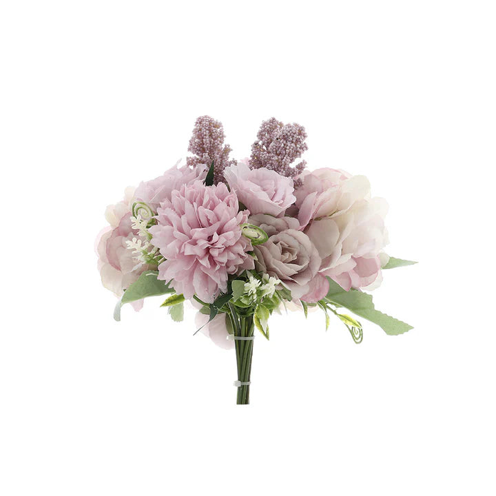 Artificial Bouquet for Home Wedding Decoration Purple