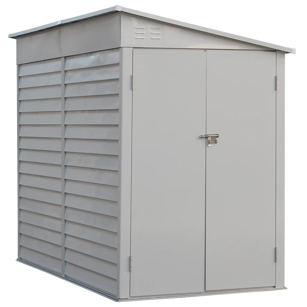 New 4.6x9FT Outdoor Metal Garden Storage Shed