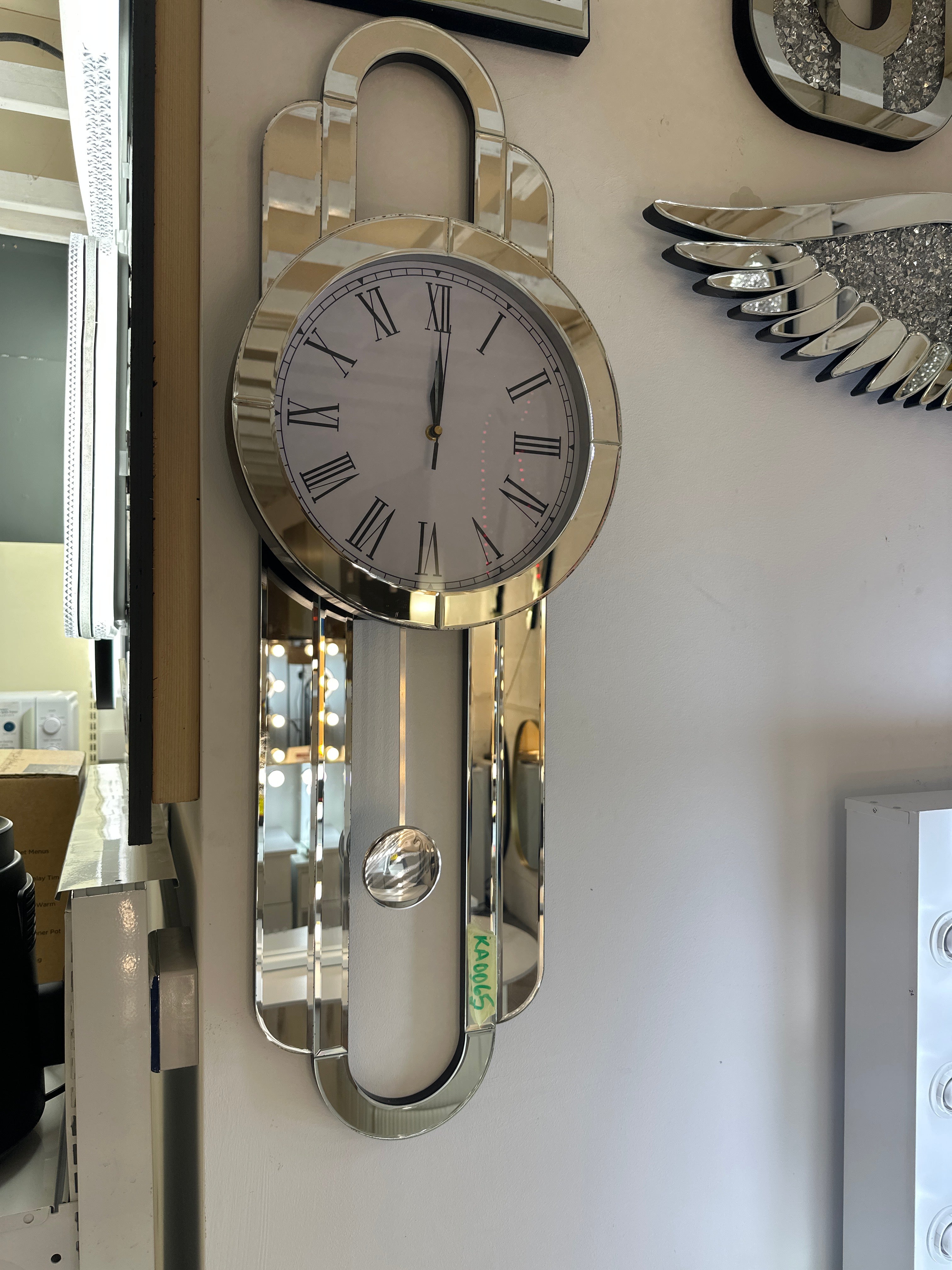 Mirror Wall Clock