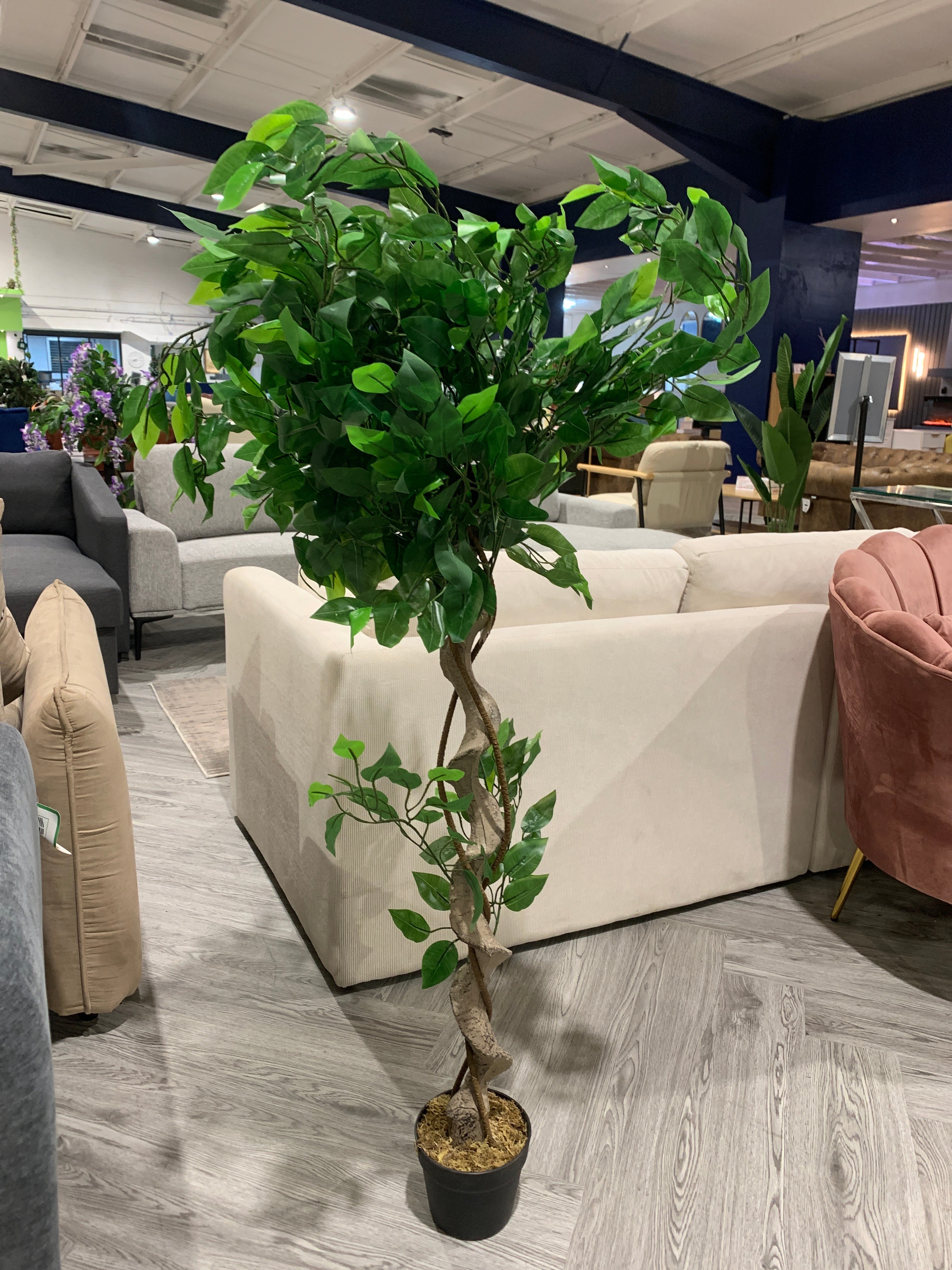 120cm Faux Banyan Tree for Indoor Outdoor Decor