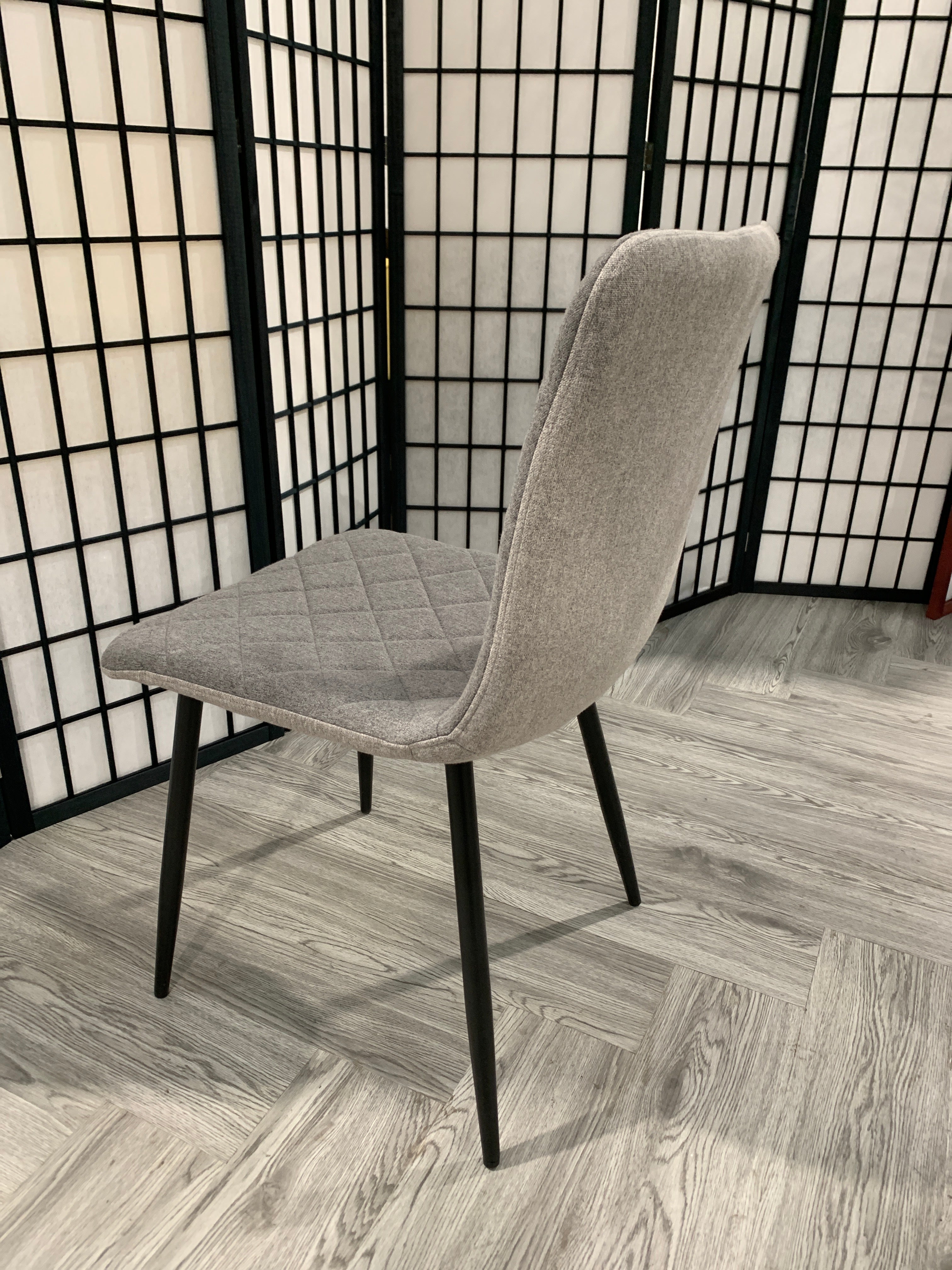 Grey Modern Urban Style Armless Dining Chair 1PC