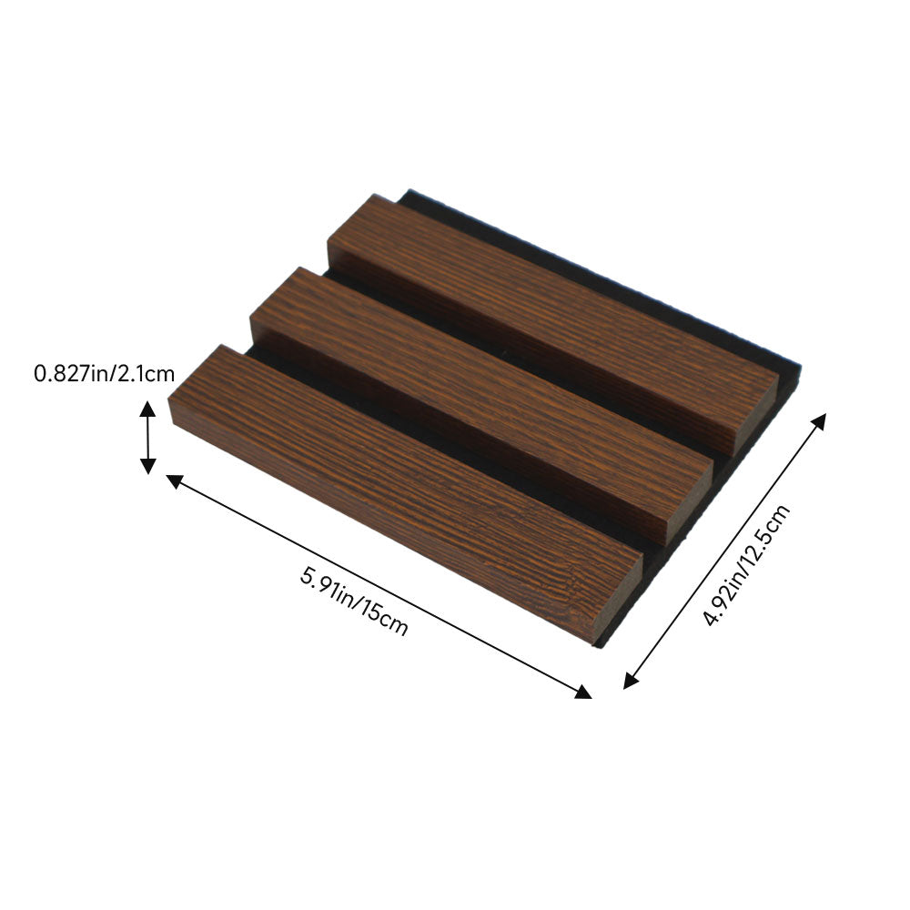 Walnut Acoustic Wall Panels 15cm x 12.5cm