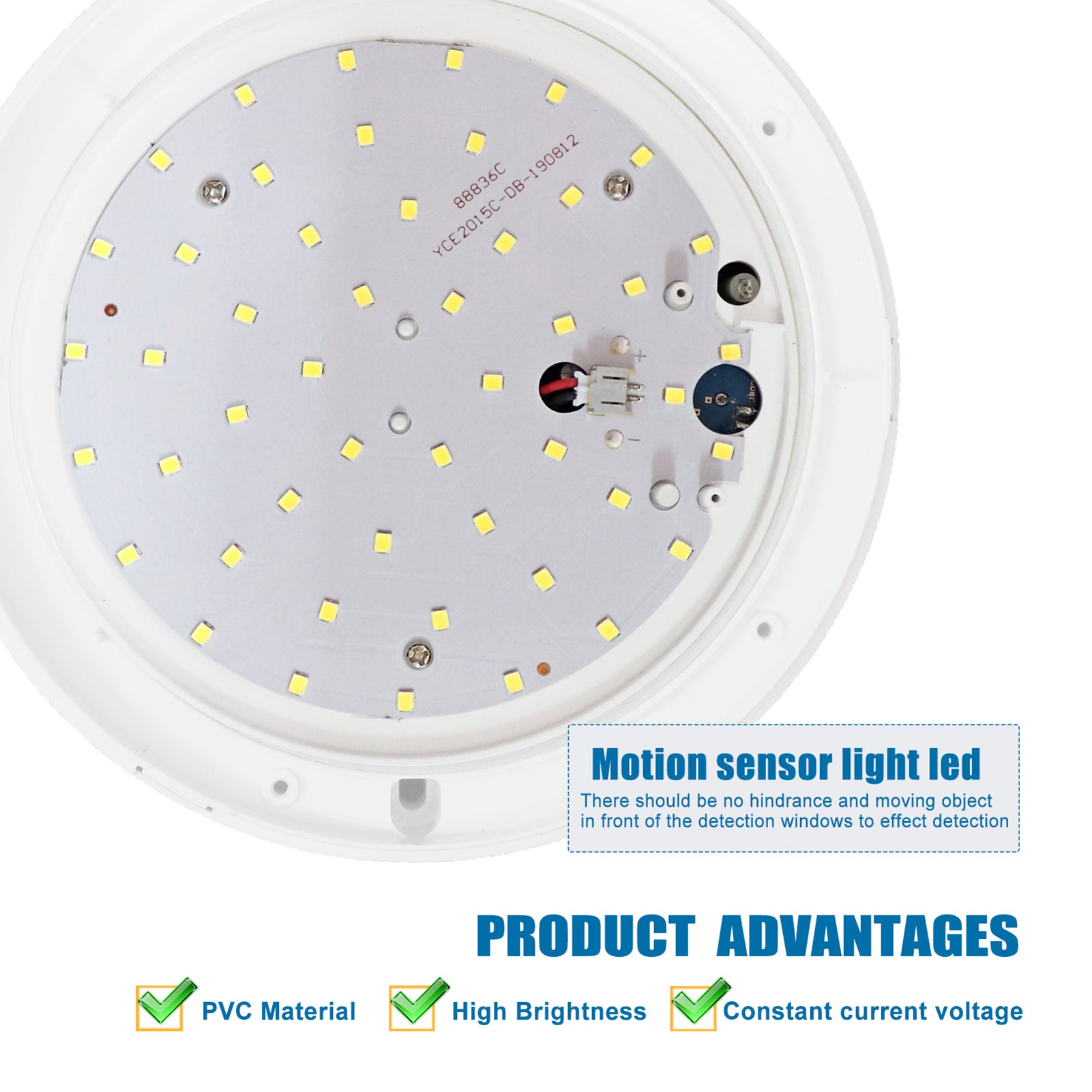 New 24W LED Ceiling Light with Infrared Motion Sensor