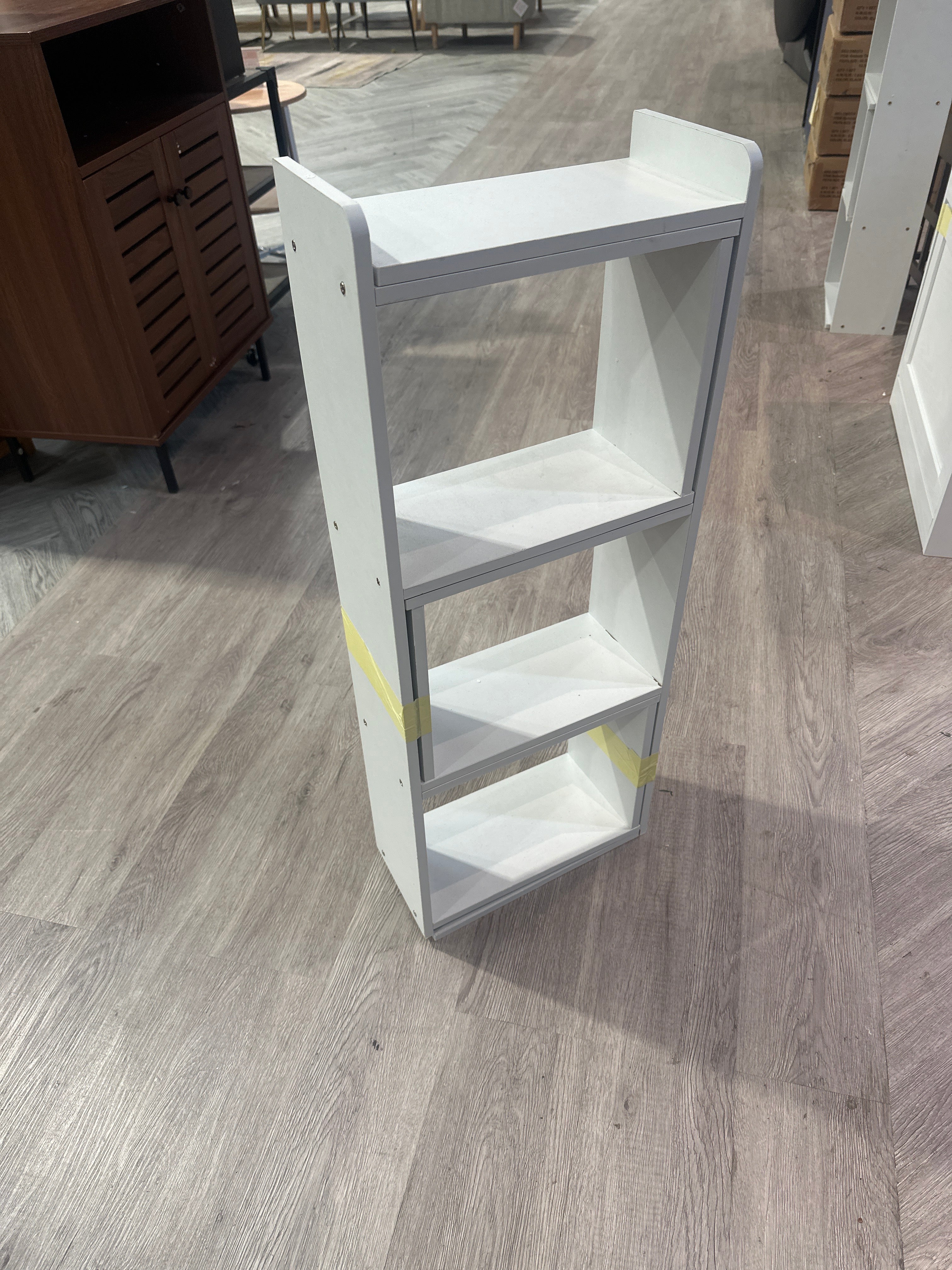 3 Tier Desktop Book Shelf Organisers White
