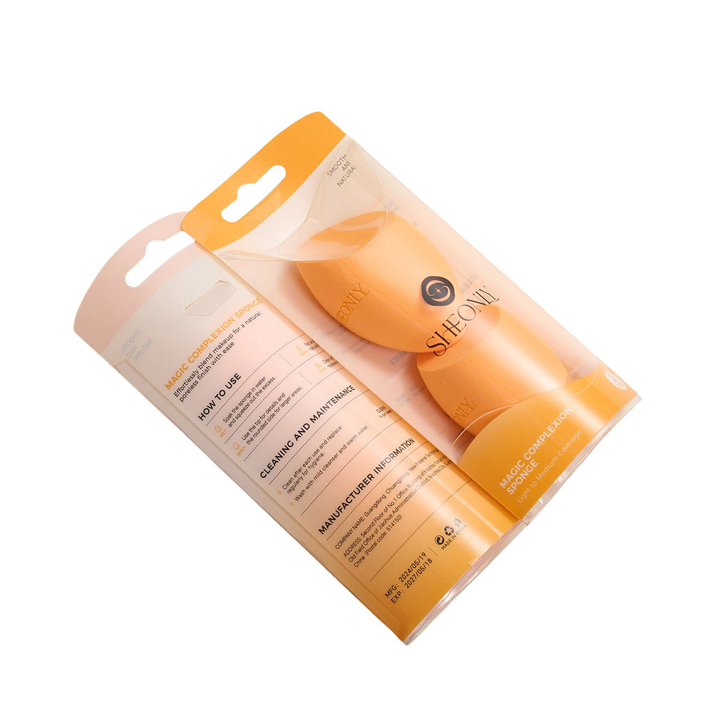 New 2 PCS Makeup Sponge for Dry and Wet Dual Use