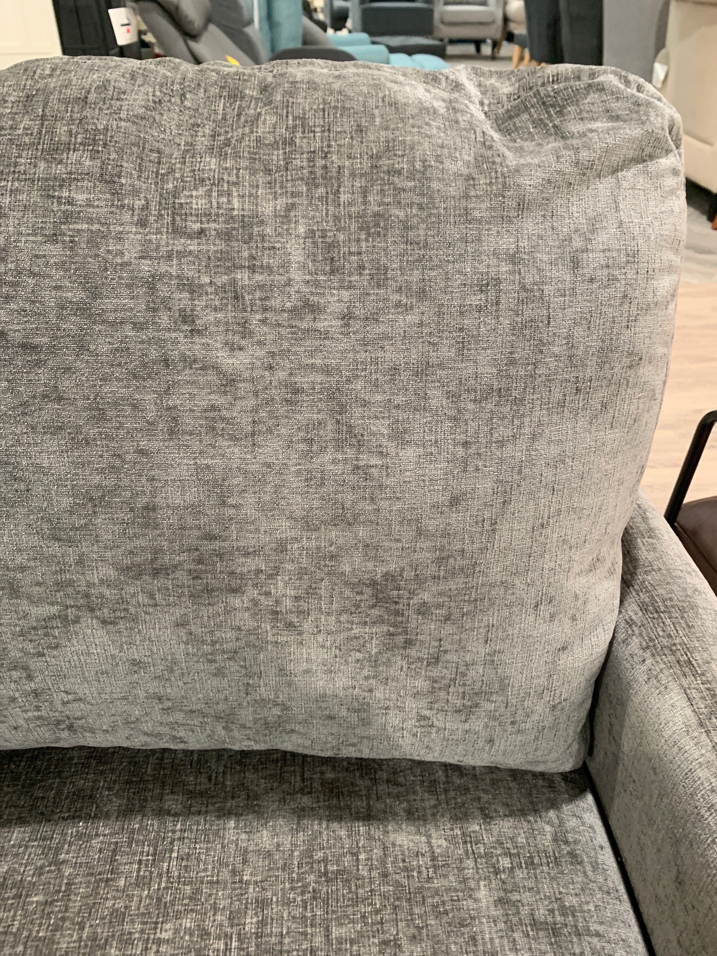 Modern Grey Swivel Single Sofa