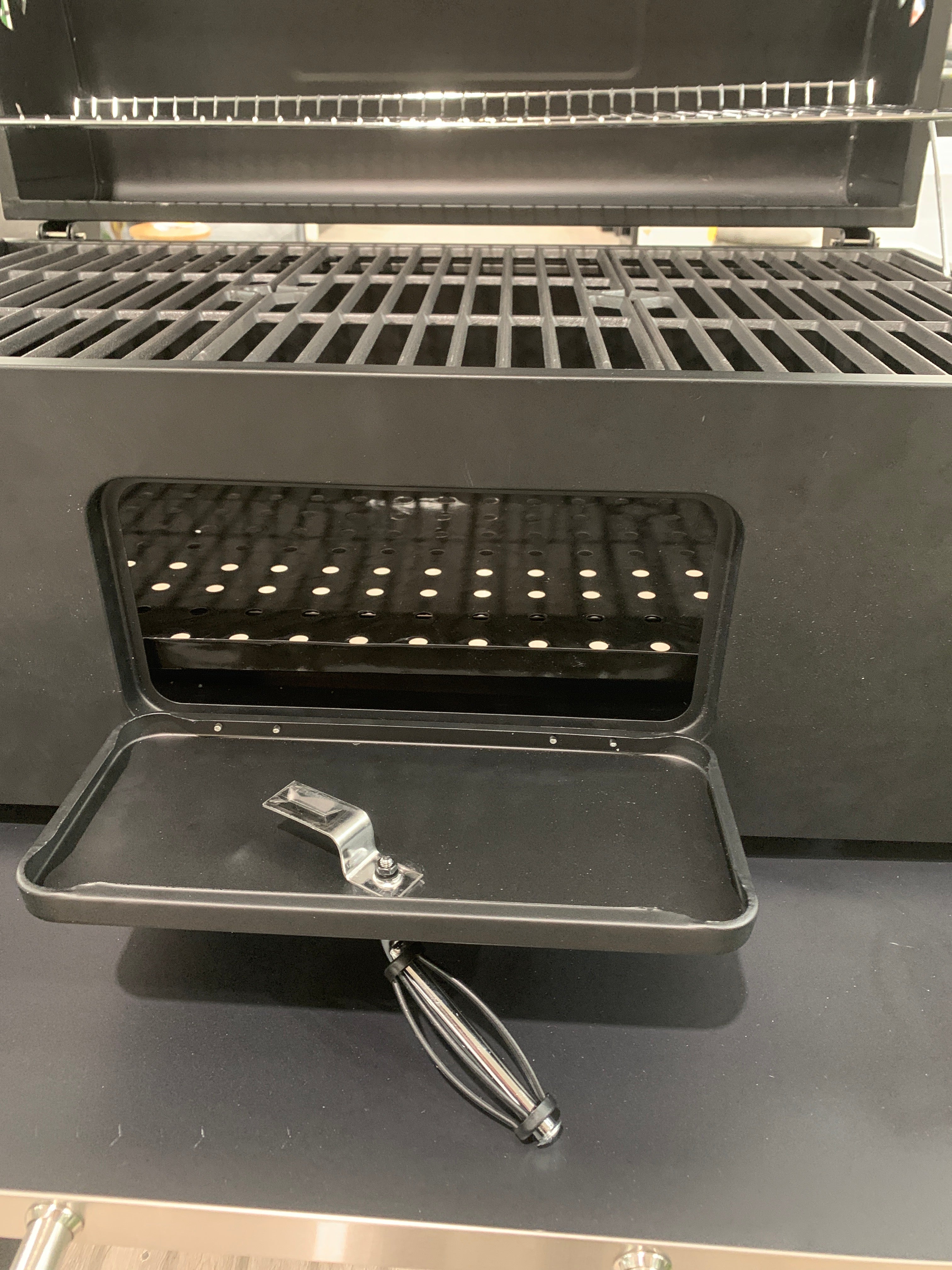 Outdoor Charcoal Grill with Side Table BBQ Patio