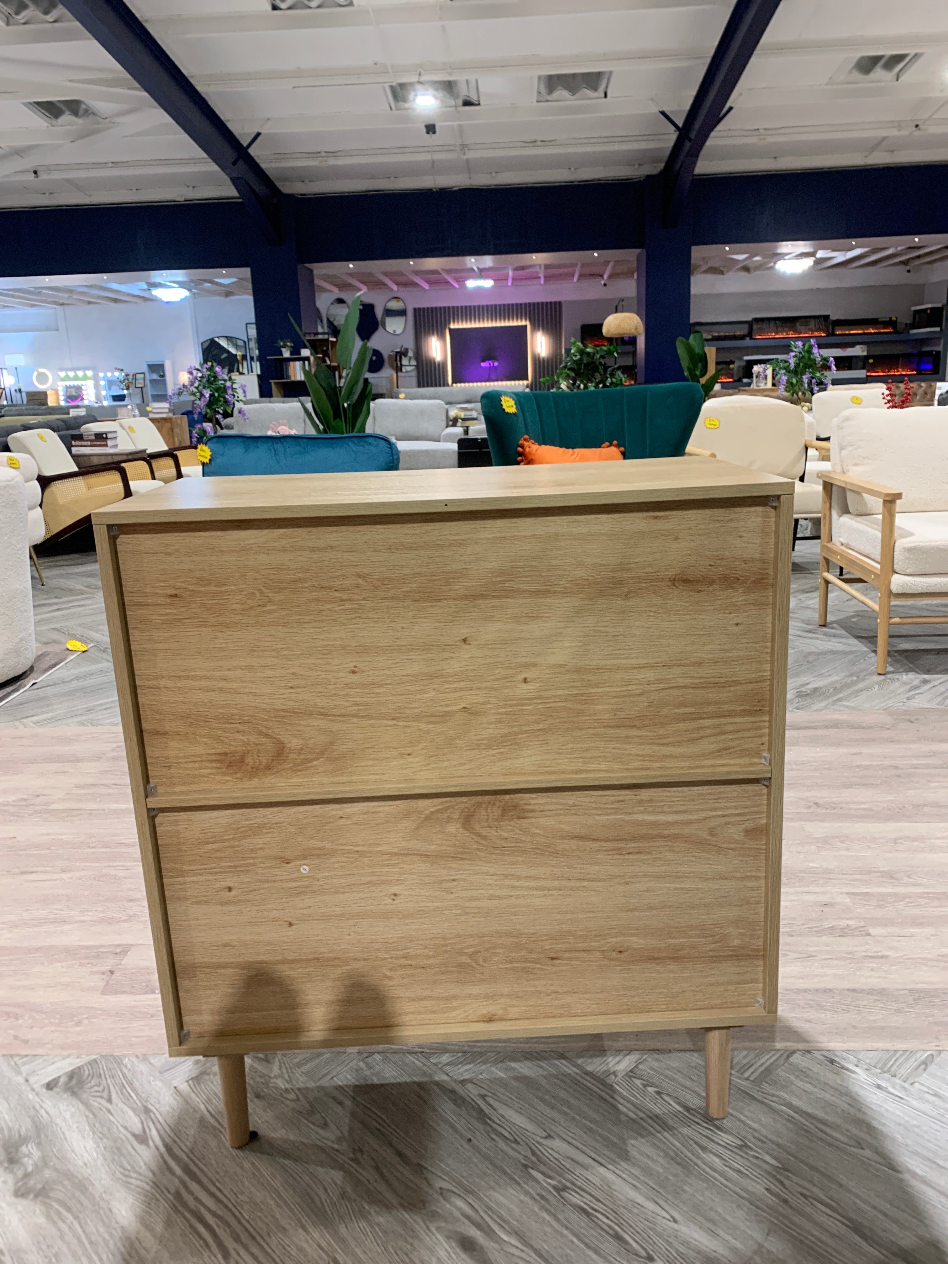 Rattan Sideboard with Double Doors