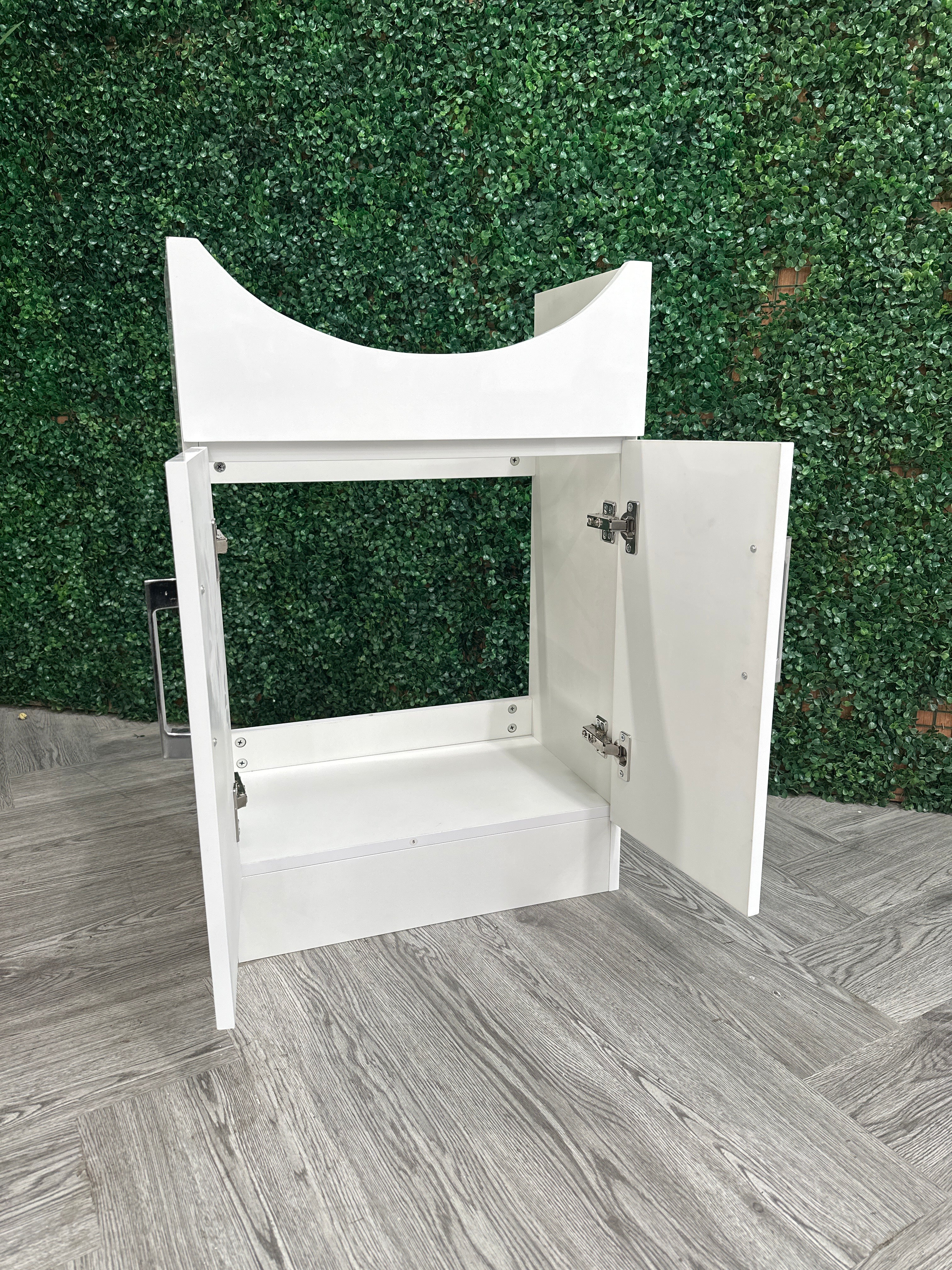 White 2 Doors Bathroom Vanity Unit Under Sink Storage Cabinet