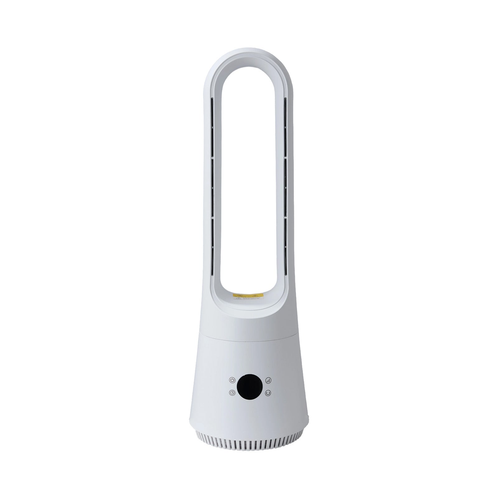 New Freestanding Heating and  Cooling Bladeless Fan with Remote Control White