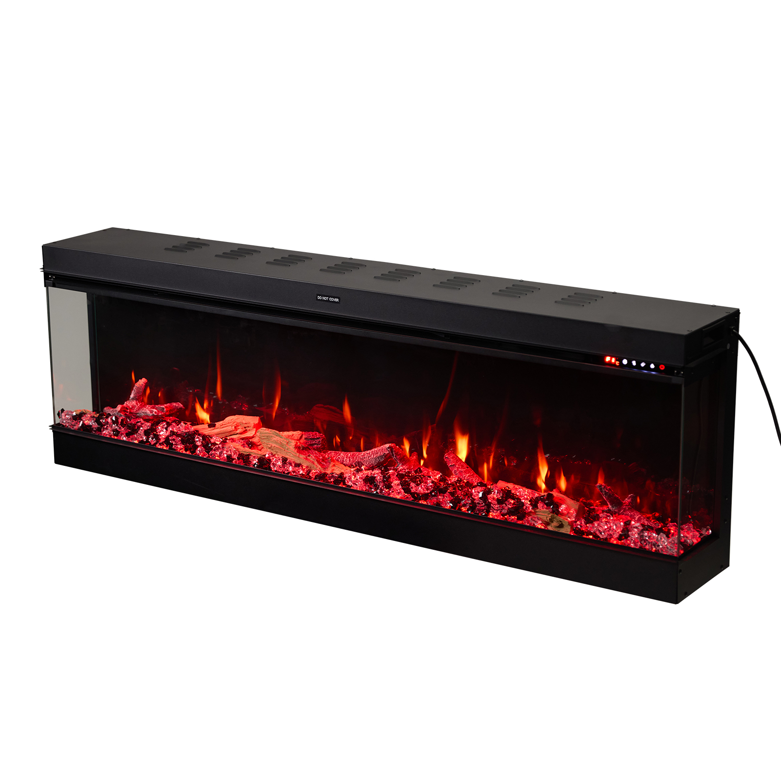 New 50/60/70/80 Inch Premium Electric Fireplace with Remote and App Co
