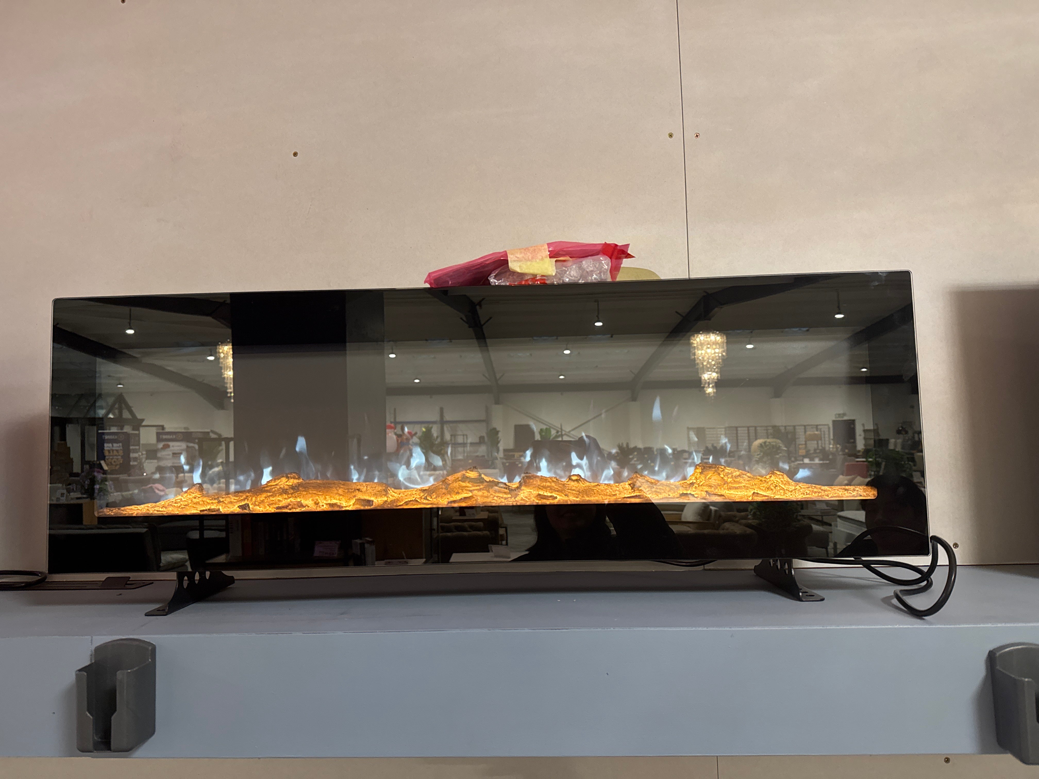 40/50/60 inch Electric Fireplace 9 Colour LED Flame Effect with Remote Control