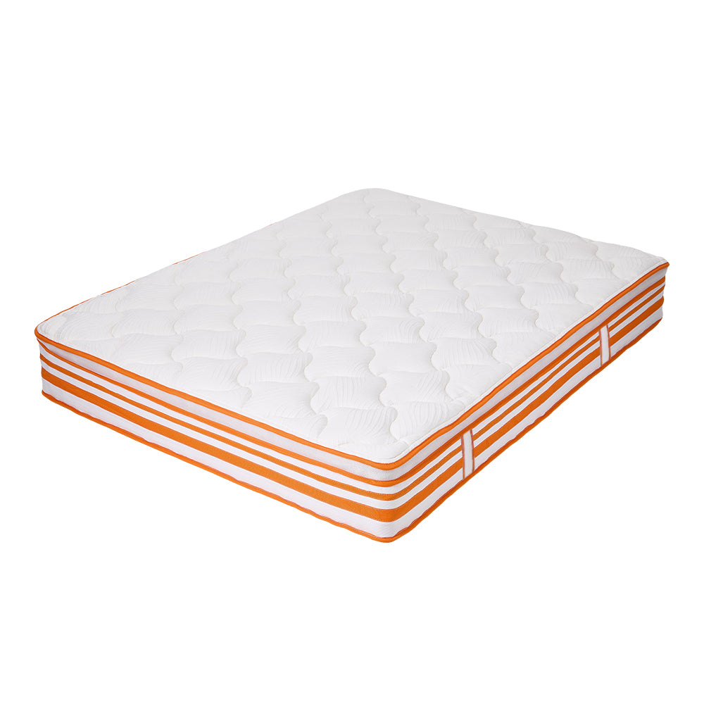 11 Inch King Mattress Wavy Foam Pocket Spring Hybrid Mattress
