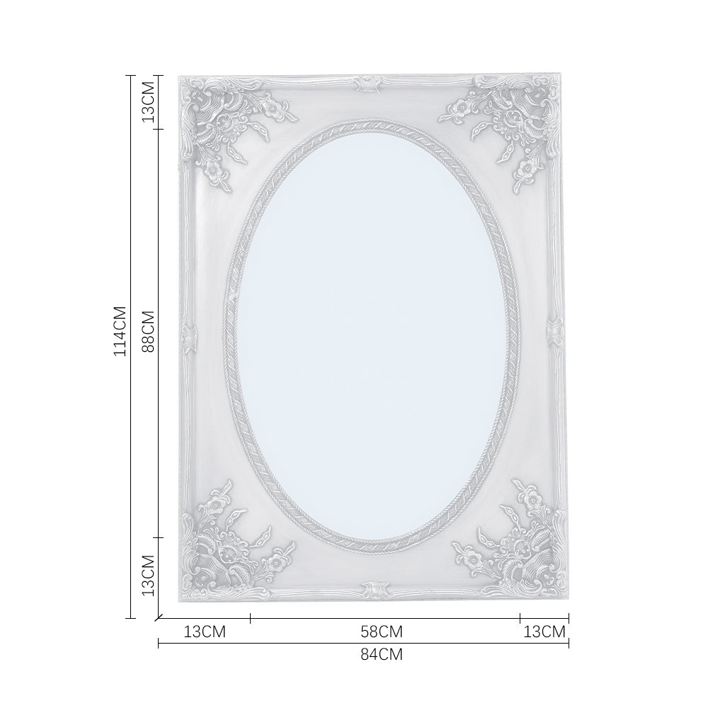 New Decorative Mirror Wooden Frame with Flower Design