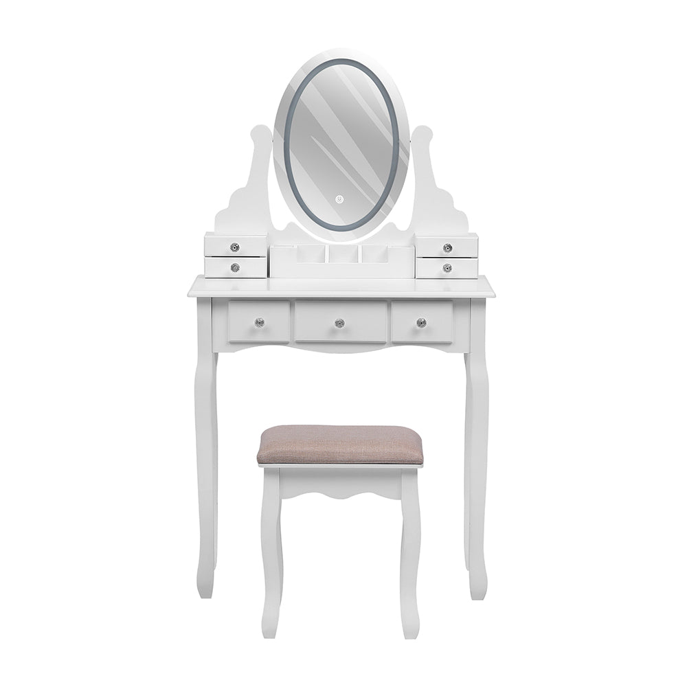 Makeup Vanity Desk Set with LED Lighting