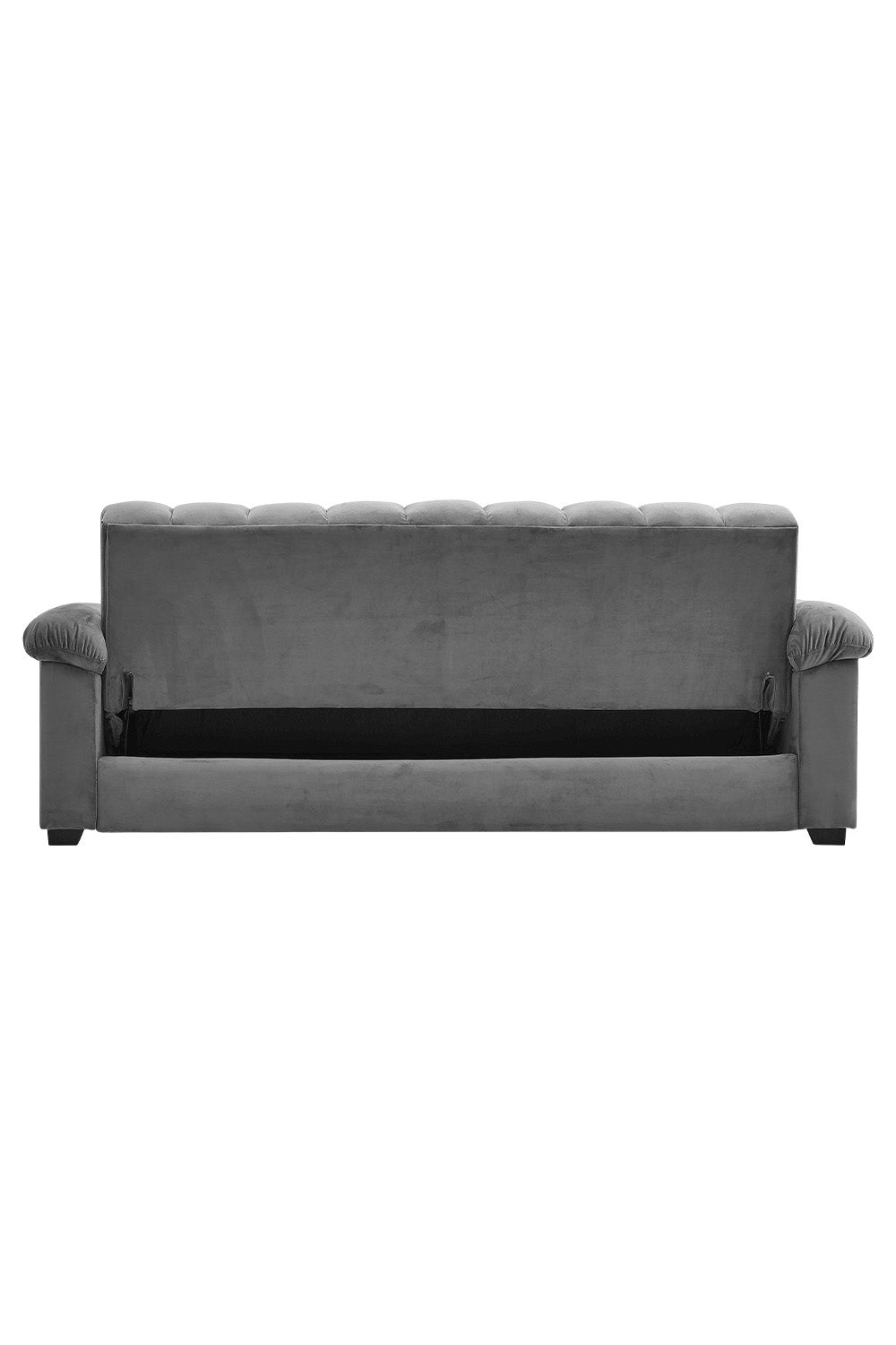 NEW Grey Channel Sleeper Sofa Bed