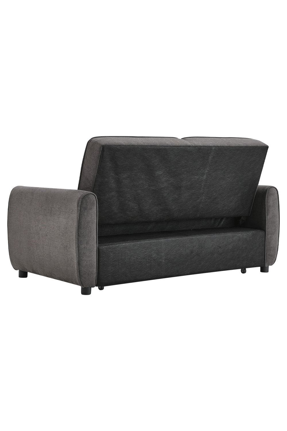 NEW Grey Convertible Sofa Bed with 2 Cushions