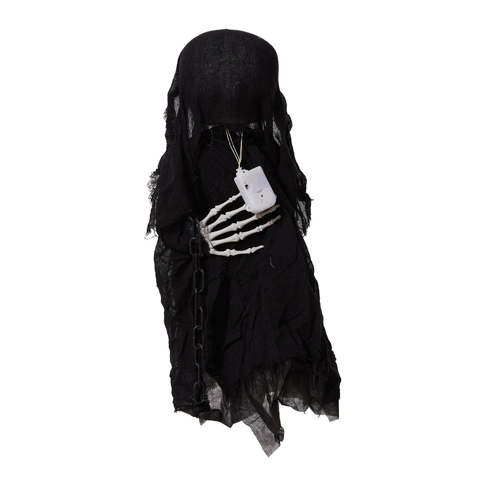 Halloween Sound Control Glowing Hanging Skeleton Ghost JR0010