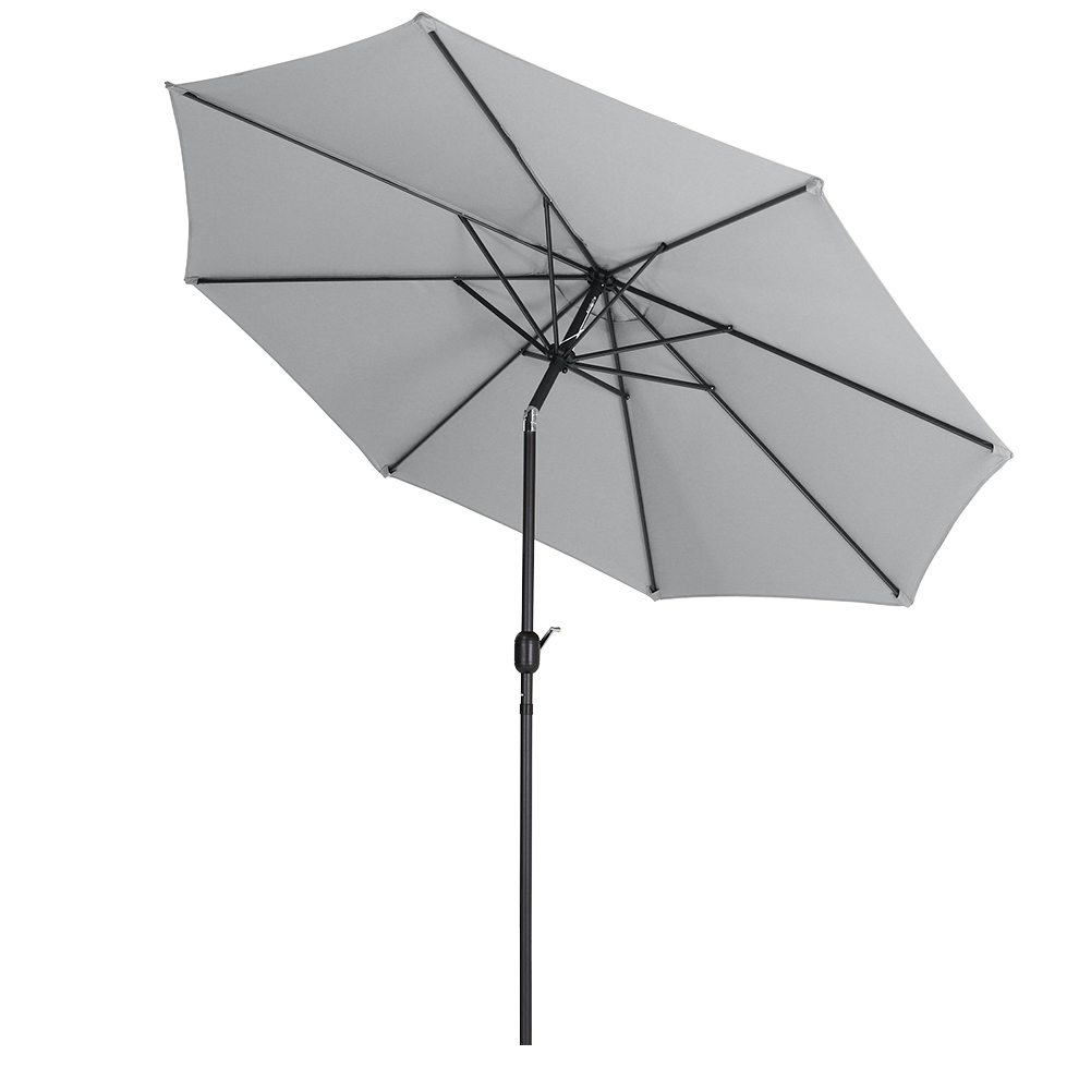 New 3M Sunshade Parasol Outdoor Garden Tilt Umbrella with Crank Polygon