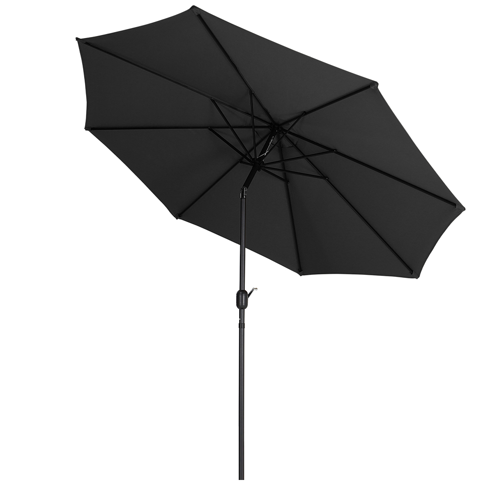New 3M Sunshade Parasol Outdoor Garden Tilt Umbrella with Crank Polygon