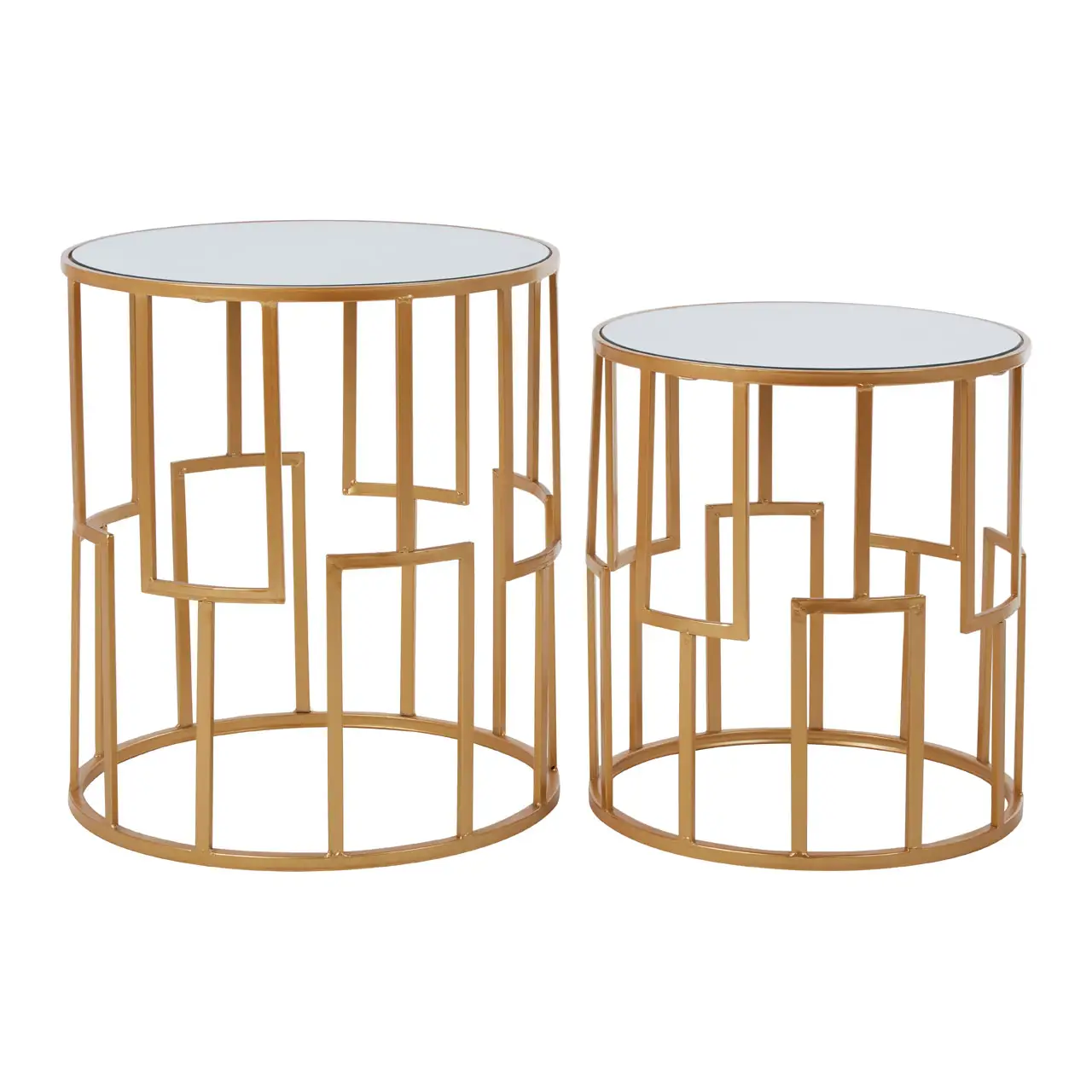 Avantis Set of Two Round Side Tables