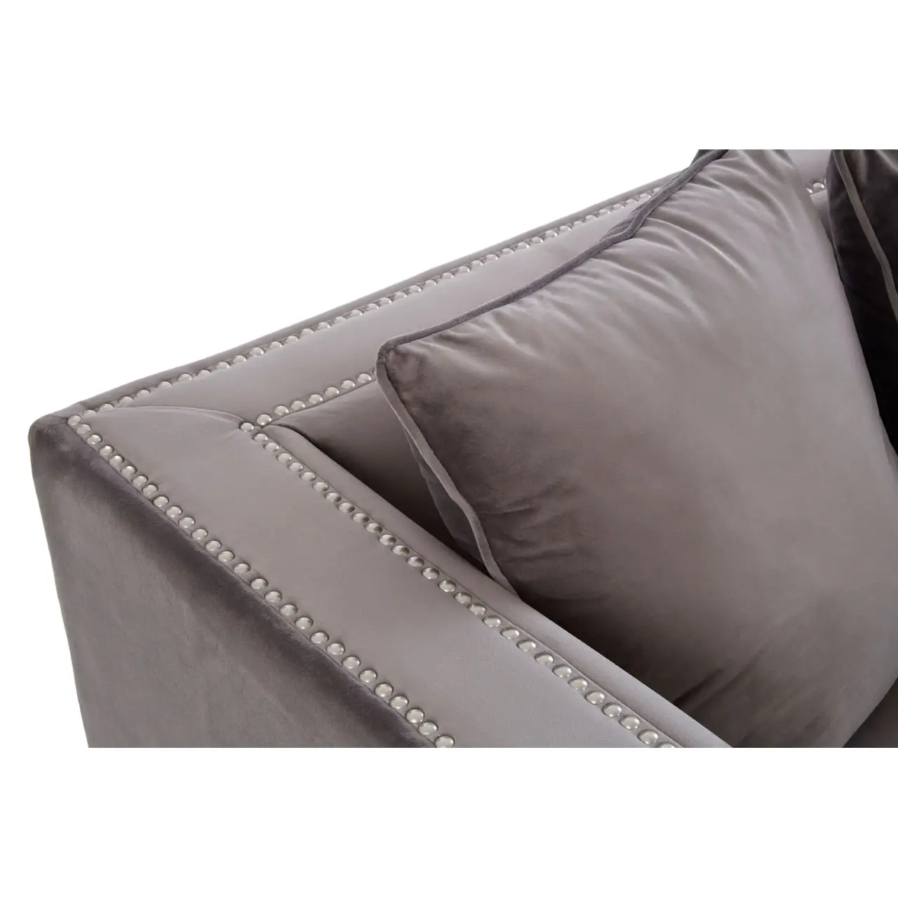 Sofia 3 Seat Viola Grey Sofa